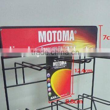 Battery Display Stand/OEM/ODM Custom Design Metal Wire Display Stand photo-2