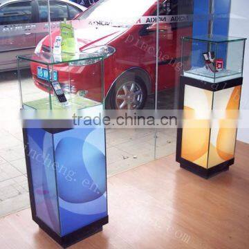 wood paint mobile phone shop counter design made in china