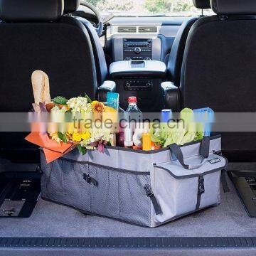 Big Ant Car Trunk Organizer - Cooler Storage for Auto Front & Back Seat, Collapsible - Hold Vehicle Cargo Secure and Prevent Sli photo-2