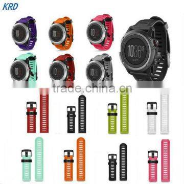 Sport Silicone Watch Band Watchstrap Bracelet Replacement For Garmin Fenix3 Fenix 3 Smart Watch