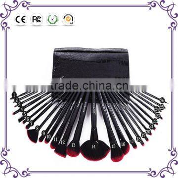 26pcs black handle nylon hair makeup brush set powder brush cosmetic