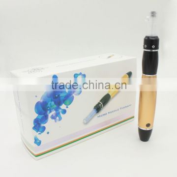 factory direct sale rechargeable vibration micro needle dermapen roller stamp pen