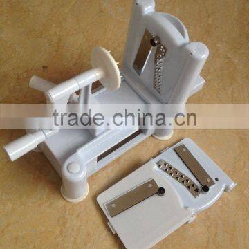 Tri-blade Turning Spiral Slicer 3 in 1 / Tri-blade Spiralizer / Spiral Vegetable Slicer photo-5