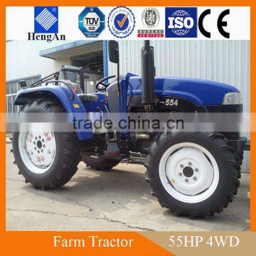 Cheap Farm 55HP 4x4 Tractor