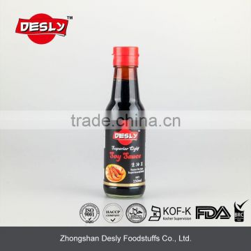 Small Packing Fermented Soy sauce for EU Market 150ml