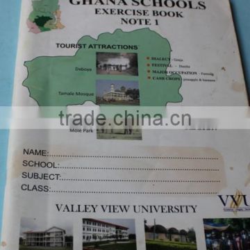 2016 Fashion Design Customized School Exercise books