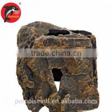 aquarium garden decoration resin craft rock cover