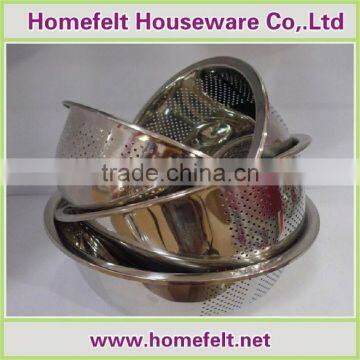 2014 hot selling stainless steel foldable colander