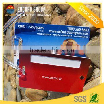 Wholesale Plastic Pvc Airline Luggage Bag Tags With Loop