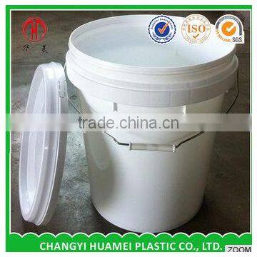 Customized plastic bucket with lid