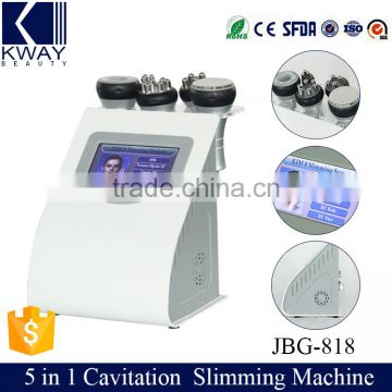 5 in 1 ultra lipo 40K cavitation head ultrasound RF fat burning beauty system