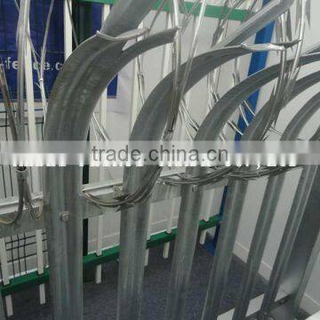 Palisade Fence Panel With Finishing Galvanised and Polyester Powder Coated to Any RAL