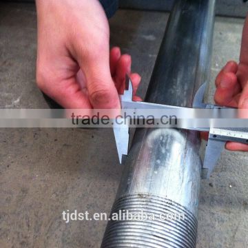 ERW steel pipe /BSP/NPT Threaded Steel Pipe with good quality made in china