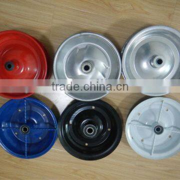 Qingdao supply wheel barrow rim 3.50-8