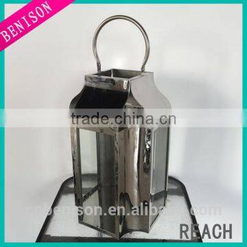 Vintage-Style Stainless Steel Lighthouse Pillar Lantern