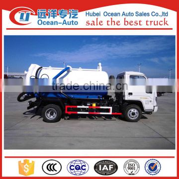 Forland left hand drive 3 cubic meters vacuum suction sewage truck