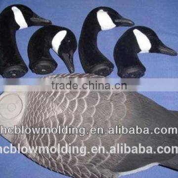 Customized Plastic life-like Canada flocked hunting goose decoys