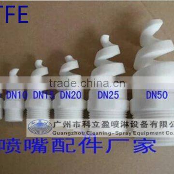 3/8" BSPP Teflon Spiral Full Cone Nozzle photo-3