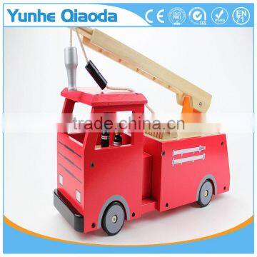Fire Truck Toy , Extending Ladder and Water Pump Hose to Shoot Water, Bump and Go photo-5