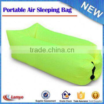 2017 gift sleeping air bag outdoor inflatable beach lounger