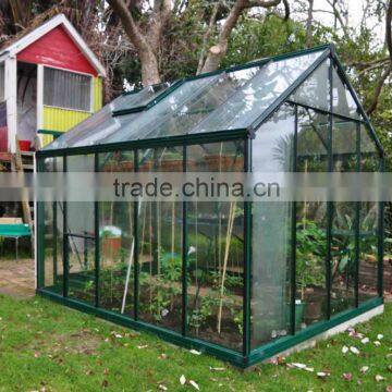 glass greenhouses new products widely used for garden flower and vegetables