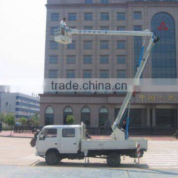 12 m high platform working truck, 12 m bucked booming truck, 12 m overhead working truck