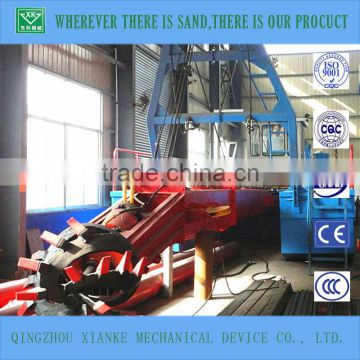 Cutter suction dredger for gold panning