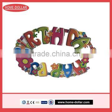 Happy Birthday Paper Garland Hanging Decorations Paper Banner photo-2