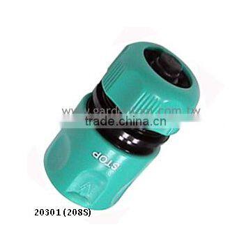 1/2" Plastic Swivel Hose Connector With Stop