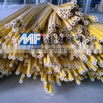 FRP poles Embedded plastic pipe yellow