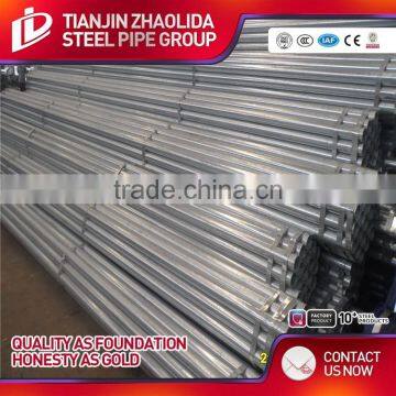 Q195 Q235 Q345 Material Welded Z60 Min Pre Galvanized Round Pipe / Tube for Fence Post photo-2