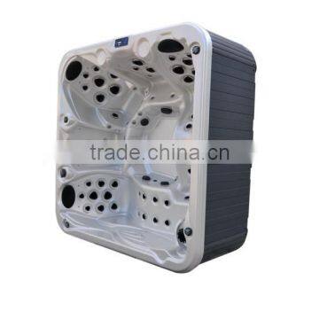 Acrylic Material and Corner,Center Drain Location Bathroom Tub for Jakuziy