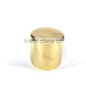 Brass candle cup candle jar with lid metal soy candle container