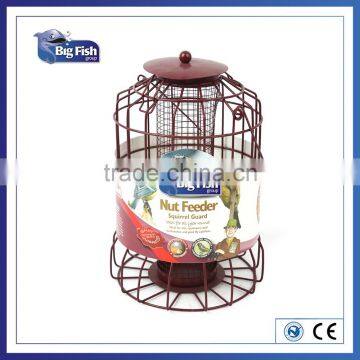 Traditional Wild Bird Squirrel Guard Proof Metal Caged Haning Bird Seed Feeder photo-2