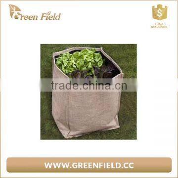 Green Field Rectangular Herb Jute Planting Bag Eco-friendly Vegetable Growing Bags photo-2