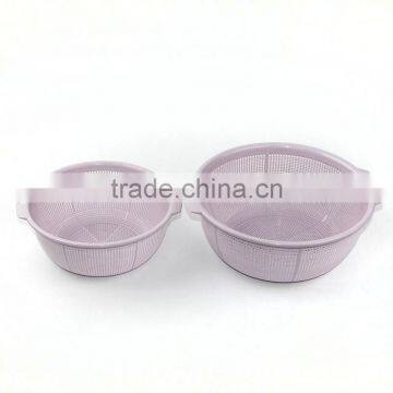 Vegetable plastic basket/rice washing basket/washing fruit basket