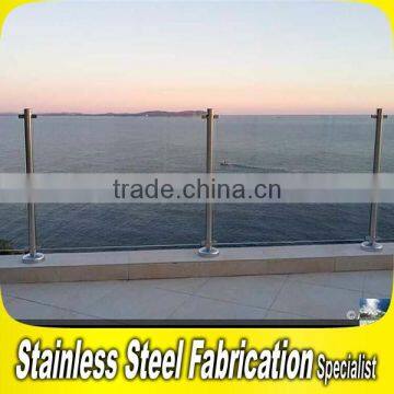 Fabrication Project Stainless Steel Frameless Glass Balcony Railing photo-5
