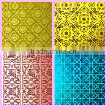 Foshan 304 1.0mm Etching Bronze Color Decorative Stainless Steel Sheet for Decoration photo-2