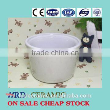 2015 Stocked cheap white ceramic rice/salad/soup bowls