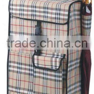 Hot sell shopping trolley bags supermarket plastics shopping carts