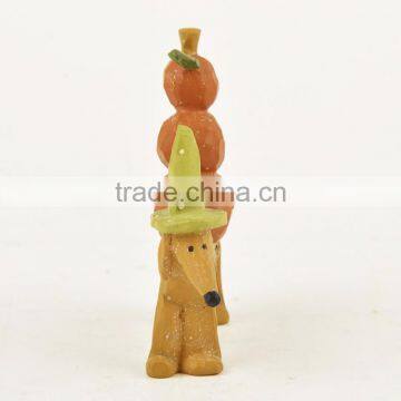 Custom Halloween Pumpkin Funny Dog Statue photo-5
