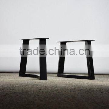 Resturant Wooden Coffee Table Iron Black 15 Inch Metal Bases,metal Bench Leg photo-2