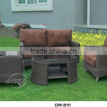 durable rattan sofa/outdoor rattan furniture/wicker sofa