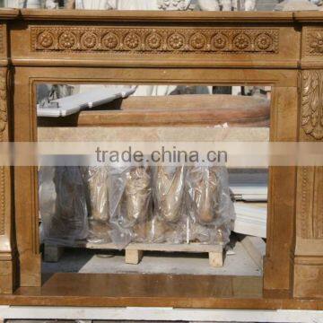 luxury home decoration marble stone granite marble fireplace