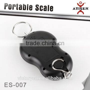 LCD Digital Hanging Luggage Weight Hook Scale Portable 40kg/ 10g Black photo-3