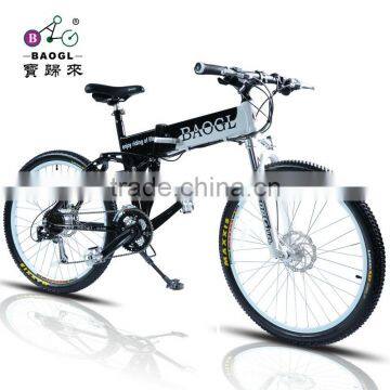 26 Inch Electric Folding Mountain Bike With 36V/8AH, Concealed Lithium Battery photo-2