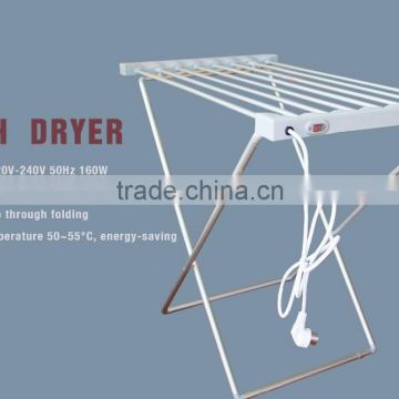 folding indoor electric clothes dryer