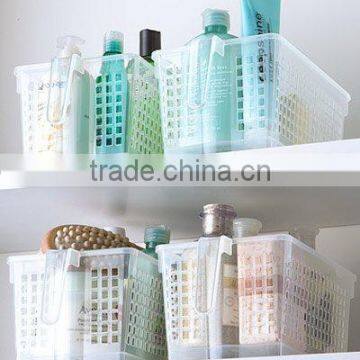 Clear Basket Storage Bin Organizer With Handle photo-2