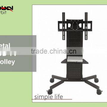 model design metal lcd tv trolley stand for outdoor activities