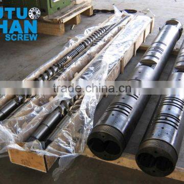 Parallel twin screw and barrel for Cincinnati,Krausmaffei,Liansu,Maplan,Weber extruders